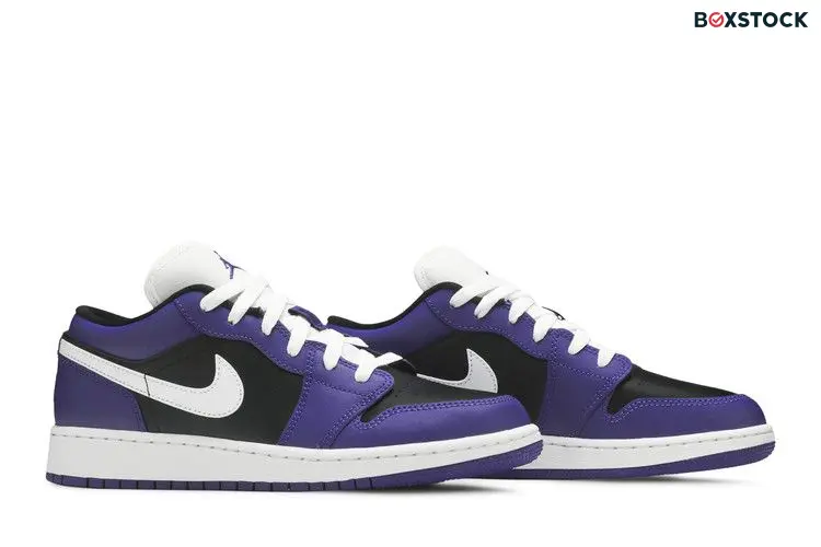Jordan 1 Low Court Purple Black (GS)