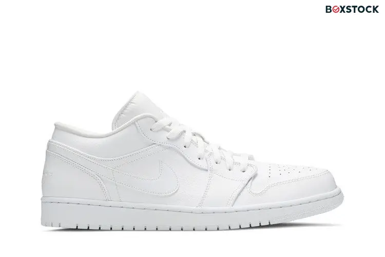 Jordan 1 Low Triple White Fog Grey