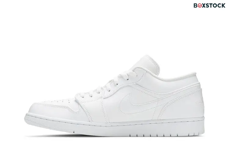Jordan 1 Low Triple White Fog Grey