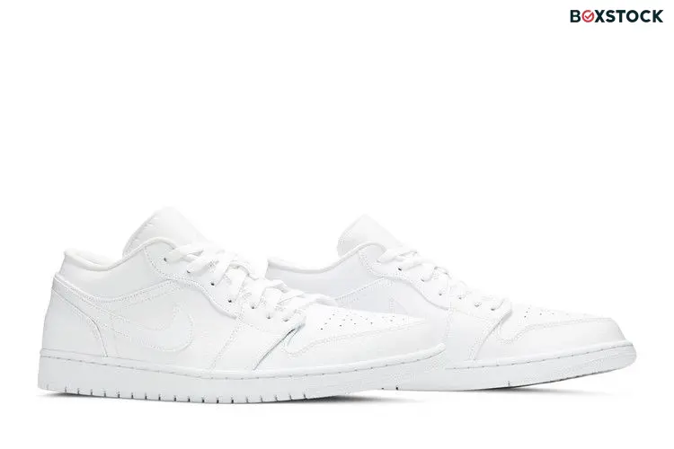 Jordan 1 Low Triple White Fog Grey