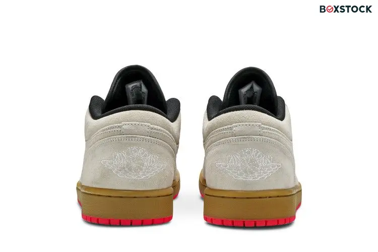 Jordan 1 Low White Gum Hyper Pink