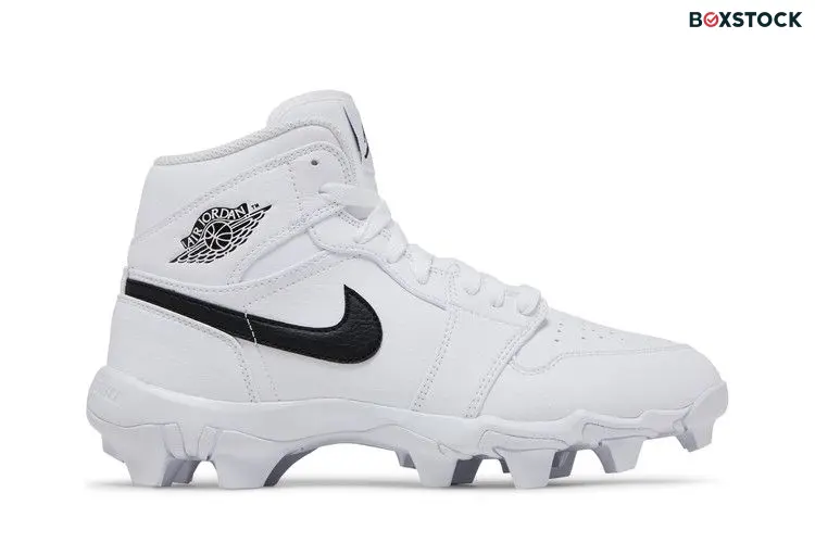 Jordan 1 Mid Cleat White Black (GS)