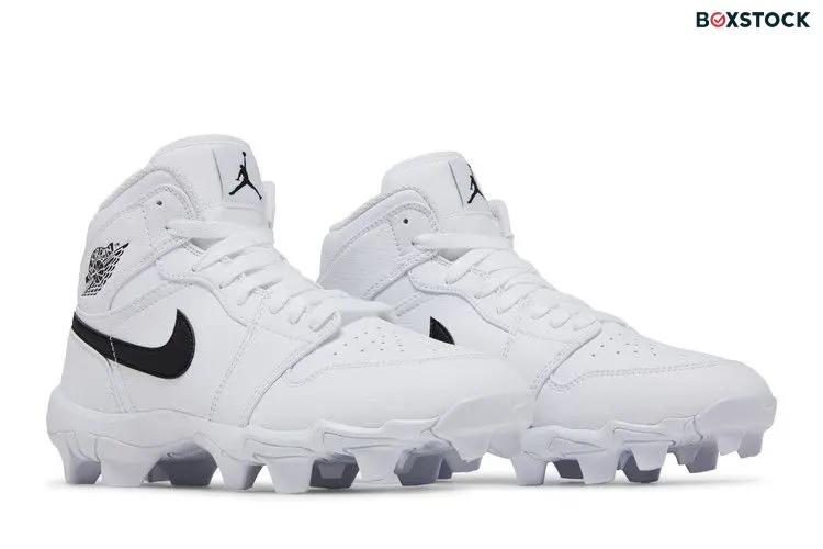 Jordan 1 Mid Cleat White Black (GS)