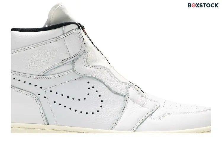 Jordan 1 Retro High Zip White University Red