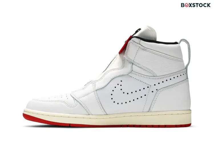 Jordan 1 Retro High Zip White University Red