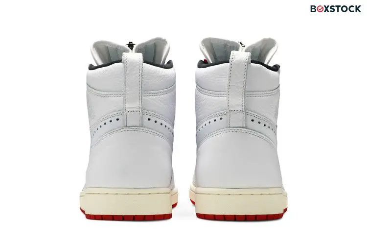 Jordan 1 Retro High Zip White University Red