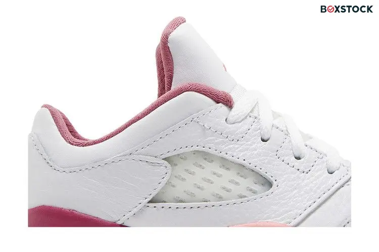 Jordan 5 Retro Low White Desert Berry Black Coral Chalk (TD)