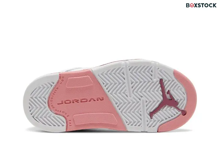 Jordan 5 Retro Low White Desert Berry Black Coral Chalk (TD)