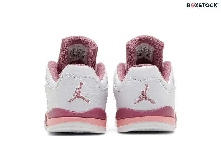 Jordan 5 Retro Low White Desert Berry Black Coral Chalk (TD)