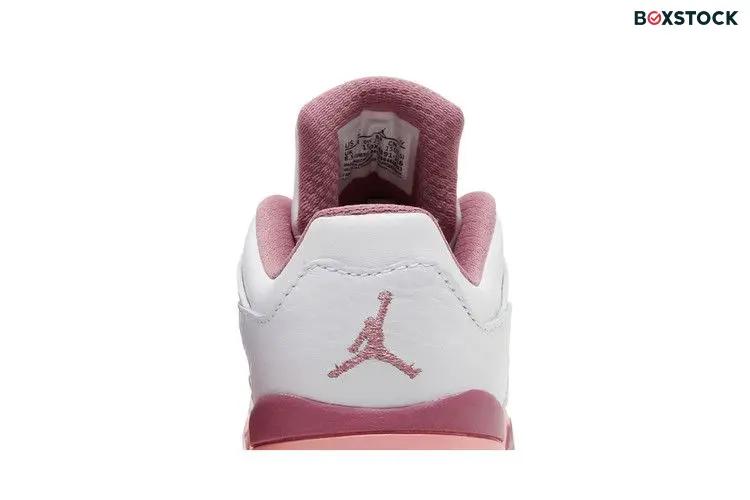 Jordan 5 Retro Low White Desert Berry Black Coral Chalk (TD)