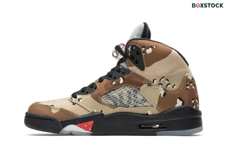 Jordan 5 Retro Supreme Desert Camo