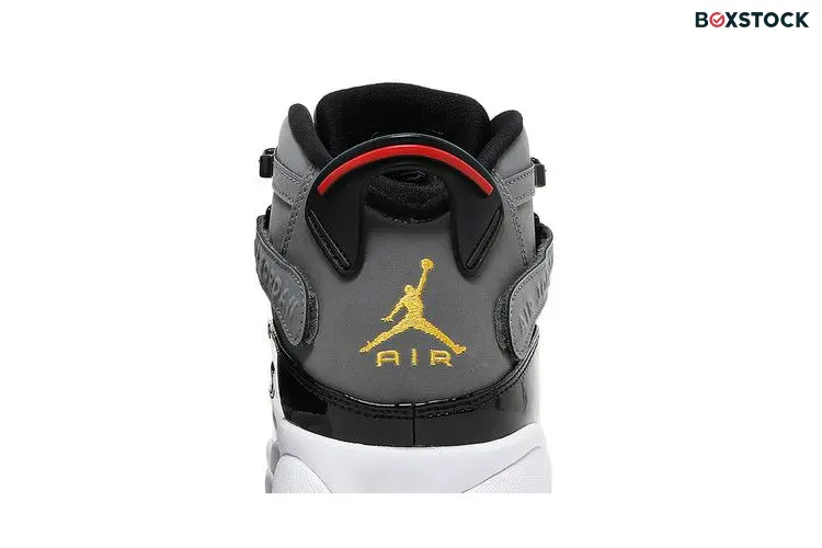Jordan 6 Rings Smoke Grey Black Red Gold