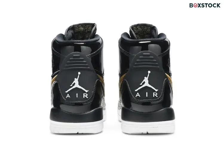 Jordan Legacy 312 Black Gold Patent (GS)