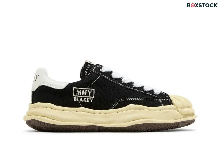 Maison Mihara Yasuhiro Blakey OG Sole Vintage Canvas Low Black