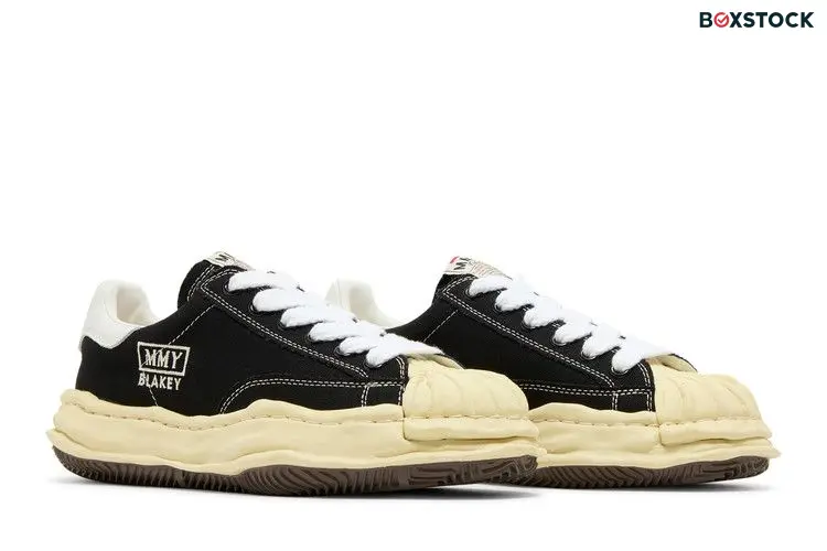 Maison Mihara Yasuhiro Blakey OG Sole Vintage Canvas Low Black