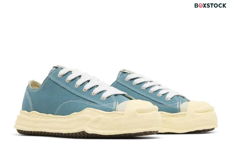 Maison Mihara Yasuhiro Hank Vintage Sole Canvas Low Blue