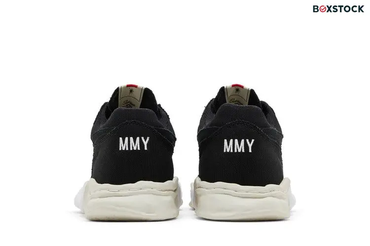 Maison Mihara Yasuhiro Parker OG Sole Cow Canvas Low Black