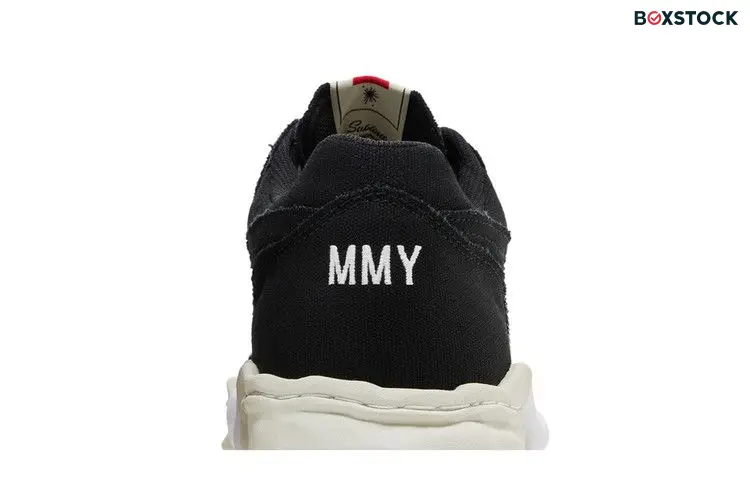 Maison Mihara Yasuhiro Parker OG Sole Cow Canvas Low Black