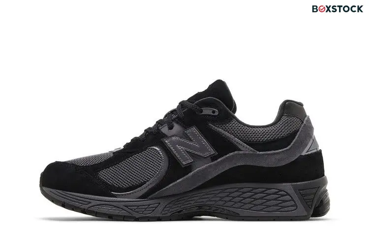 New Balance 2002R Black Dark Grey