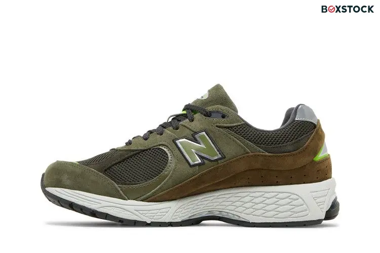 New Balance 2002R Camo Green Nettle Green