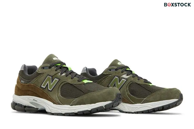 New Balance 2002R Camo Green Nettle Green