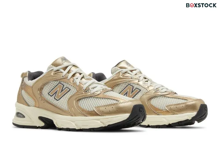 New Balance 530 Turtledove Gold Metallic
