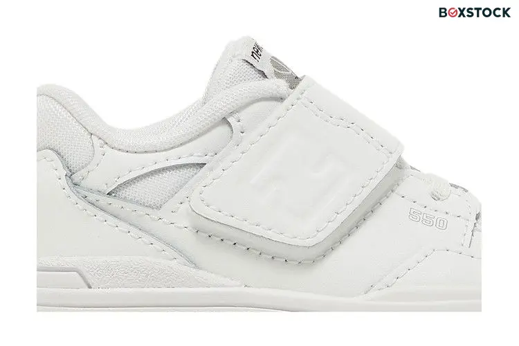 New Balance 550 Bungee Lace Strap White Grey (TD)