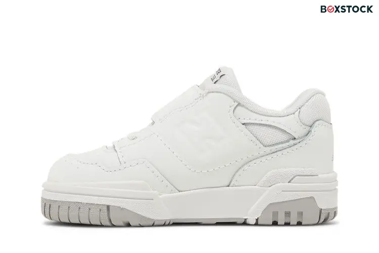 New Balance 550 Bungee Lace Strap White Grey (TD)