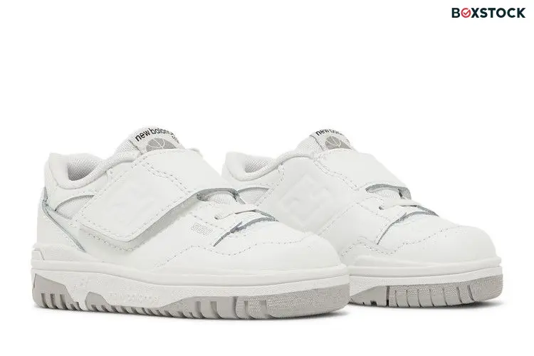 New Balance 550 Bungee Lace Strap White Grey (TD)