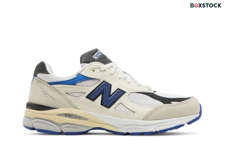 New Balance 990v3 MiUSA White Blue