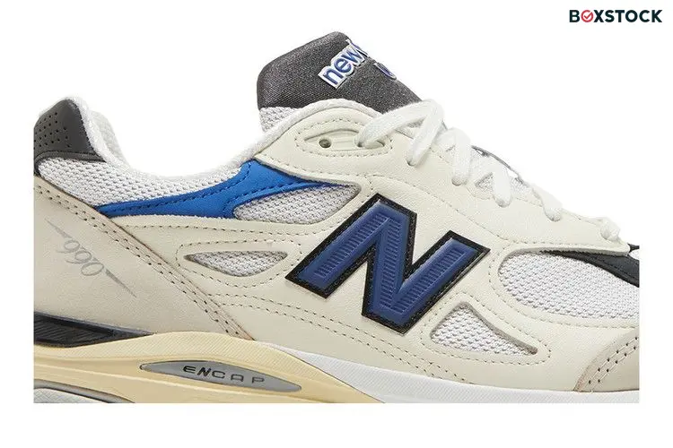 New Balance 990v3 MiUSA White Blue
