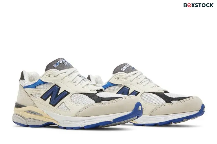 New Balance 990v3 MiUSA White Blue