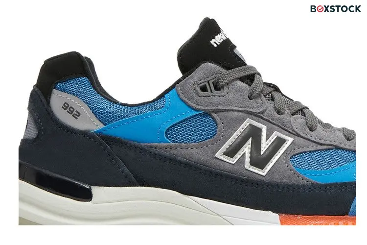New Balance 992 Black Blue Grey