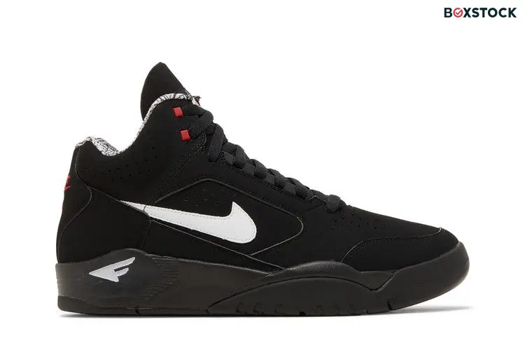 Nike Air Flight Lite II Mid Black White Varsity Red