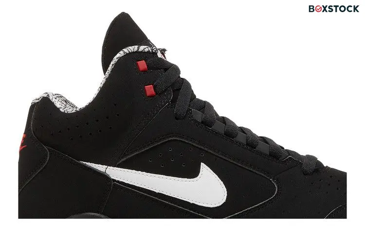 Nike Air Flight Lite II Mid Black White Varsity Red