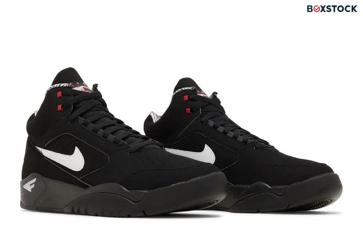 Nike Air Flight Lite II Mid Black White Varsity Red