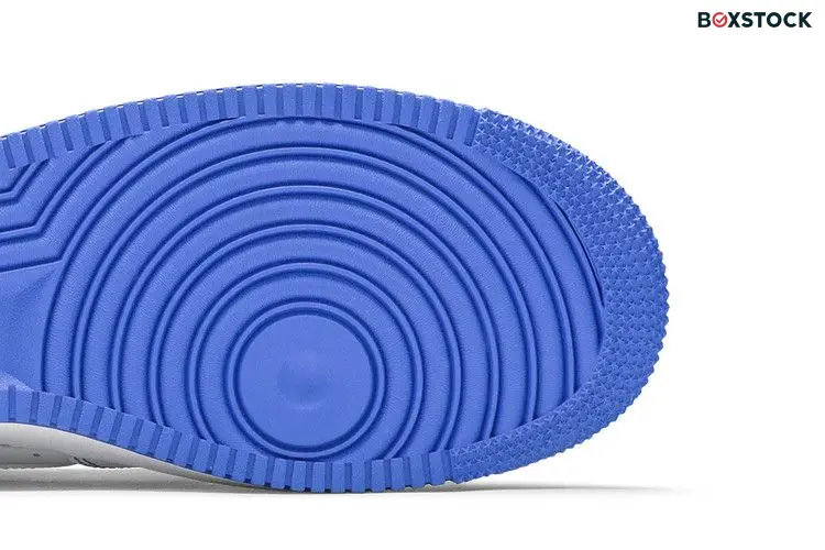 Nike Air Force 1 High White Royal Blue Contrast Stitch