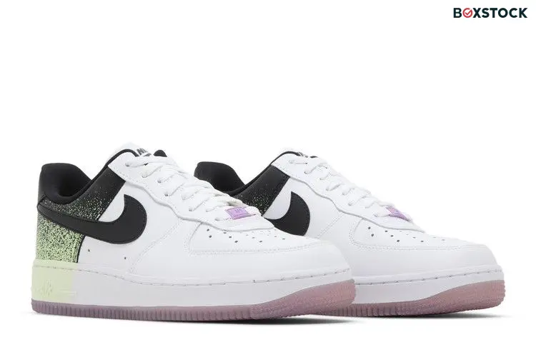 Nike Air Force 1 Low Splatter Barely Volt Fuchsia Glow (Women's)