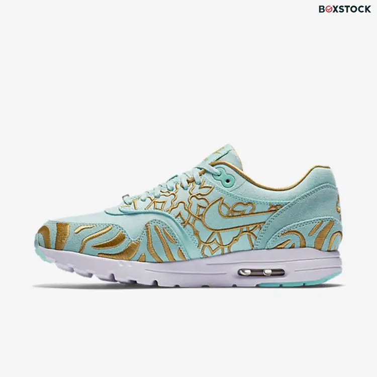 Nike Air Max 1 Ultra Lotc Qs Island Green Island Green-Flt Gld (Women's)