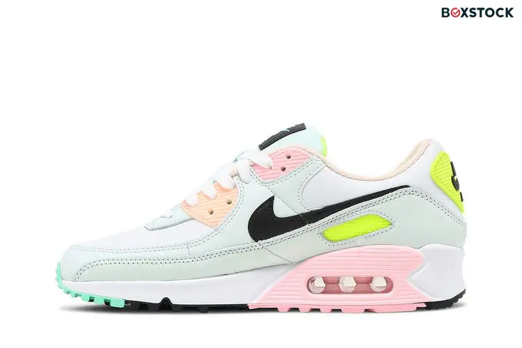 Nike Air Max 90 White Volt Green Glow (Women's)