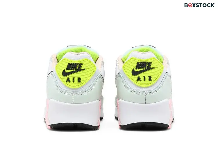 Nike Air Max 90 White Volt Green Glow (Women's)