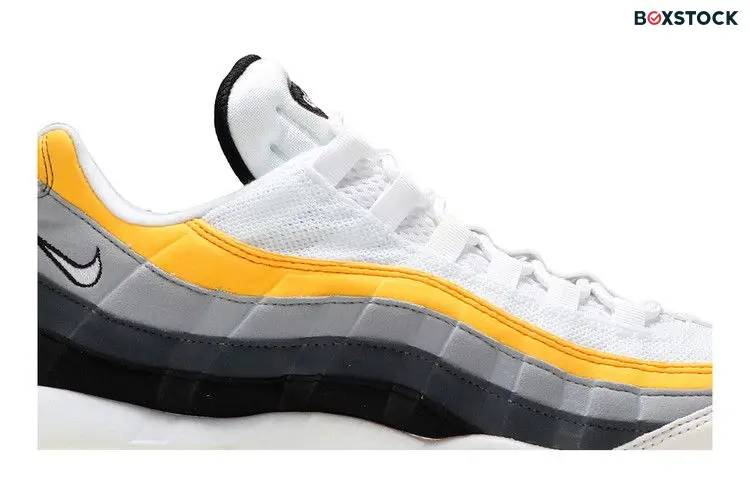 Nike Air Max 95 White Amarillo Dark Grey