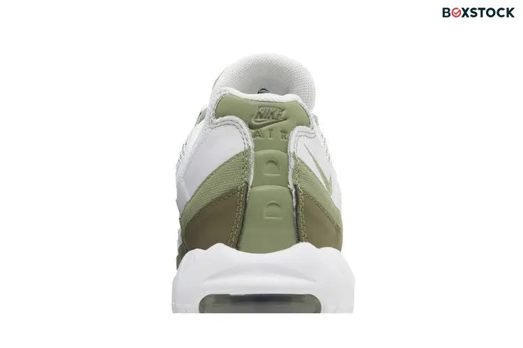 Nike Air Max 95 White Medium Olive Oil Green