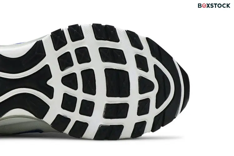 Nike Air Max 97 Metallic Silver Flash Crimson Racer Blue (Women's)