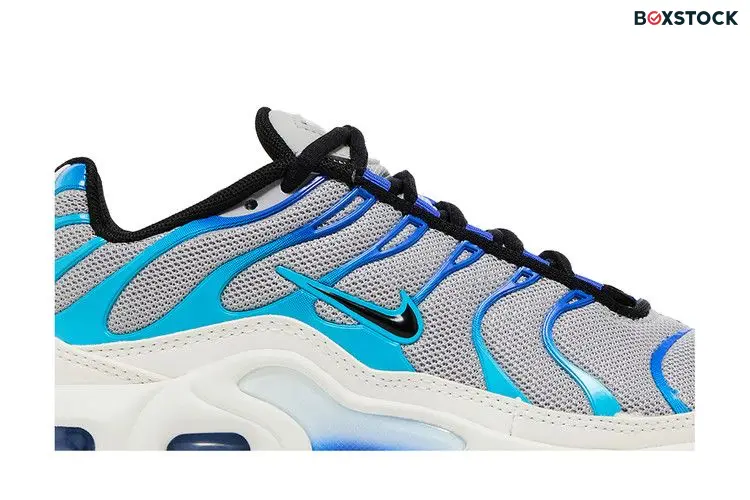 Nike Air Max Plus Light Smoke Grey Blue Lightning Racer Blue Black (GS)