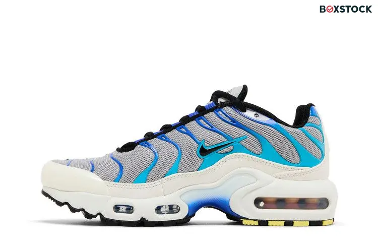 Nike Air Max Plus Light Smoke Grey Blue Lightning Racer Blue Black (GS)
