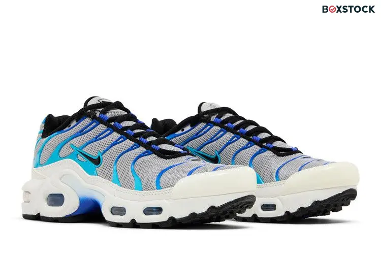 Nike Air Max Plus Light Smoke Grey Blue Lightning Racer Blue Black (GS)