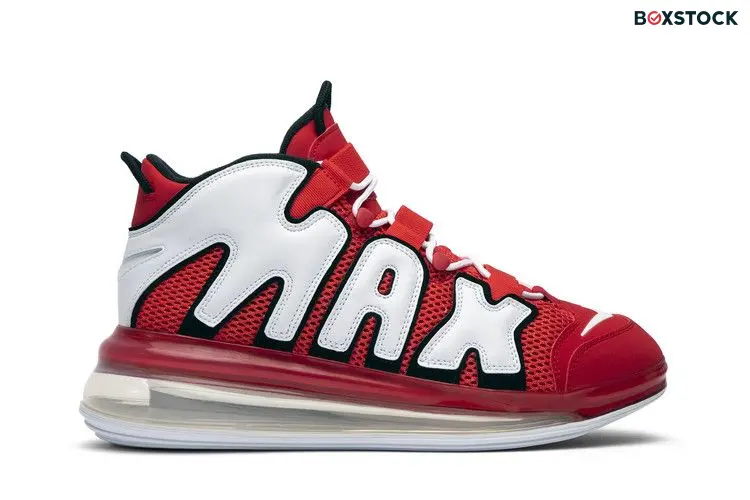 Nike Air More Uptempo 720 University Red White Black