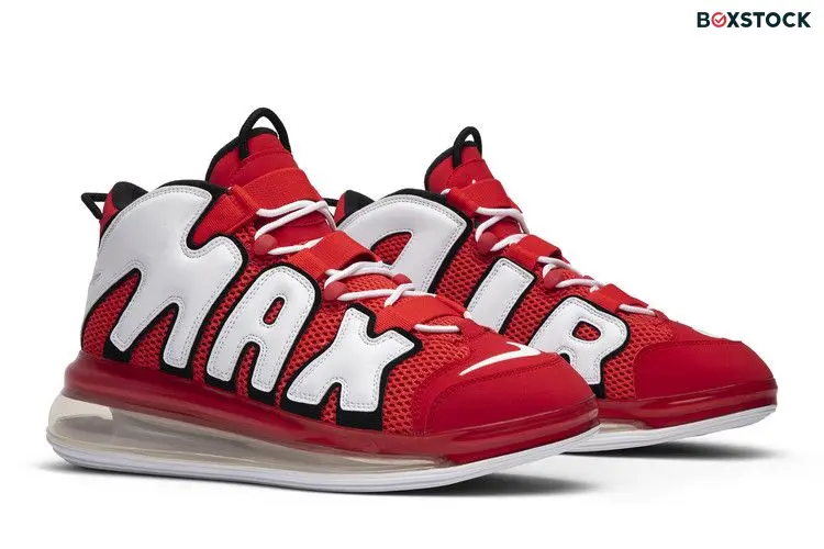 Nike Air More Uptempo 720 University Red White Black