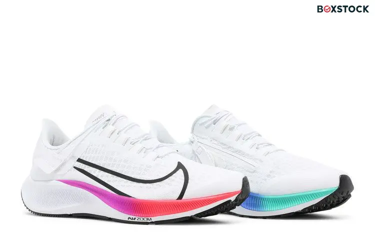 Nike Air Zoom Pegasus 37 FlyEase White Multi-Color